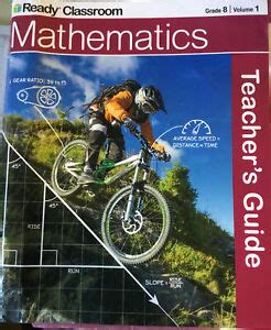 How to Use Ready Classroom Mathematics Grade 8 Volume 1 Teacher Edition